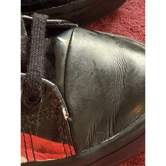 Adidas Womens Black Skeleton Graphic High Top Sneakers Size US 7 - Picture 12 of 16